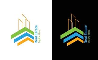 design de logotipo imobiliário vetor