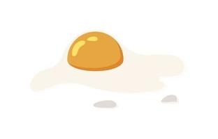 ilustrador vetorial de ovo de galinha vetor
