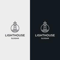 modelo de design plano de ícone de logotipo de casa de luz vetor