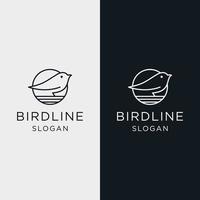 ilustração em vetor modelo de design de ícone de logotipo de pássaro