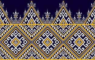 design tradicional de padrão geométrico étnico oriental sem costura para fundo, tapete, papel de parede, roupas, embrulho, batik, decoração de casa, padrão de tecido, estilo de bordado. ilustração vetorial. vetor