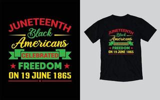 design de t-shirt de tipografia do 1º de junho, celebração do 1º de junho, feliz dia do 1º de junho, história negra vetor