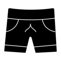 ícone de design perfeito de shorts vetor