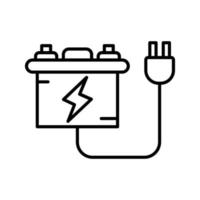 ícone de vetor de carregador de bateria