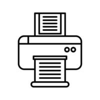 ícone de vetor de fax