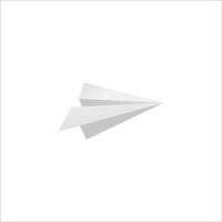 ilustração do projeto do ícone do vetor do avião de papel