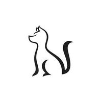 gato ícone design ilustração vetorial design vetor