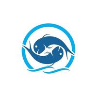 vetor de logotipo de peixe