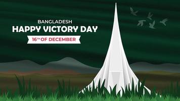 design de banner de mídia social independente e dia da vitória de bangladesh vetor