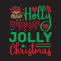 Holly Jolly Christmas vetor