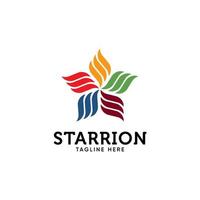 design de logotipo starrion vetor