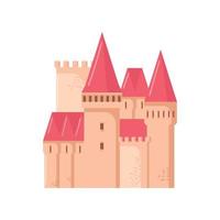 castelos de conto de fadas para princesas vetor
