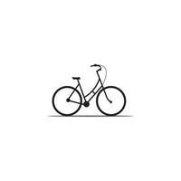 logotipo do ícone de bicicleta, design vetorial vetor