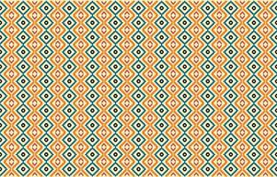 design tradicional padrão geométrico étnico oriental ikat sem costura para fundo, tapete, papel de parede, roupas, embrulho, batik, tecido, padrão colorido, ilustração vetorial. estilo de bordado. vetor