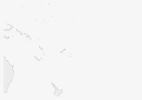 mapa de tonga destacado nas cores da bandeira de tonga vetor