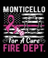 vetor de design de camisa de tipografia de citação de garota rosa de conscientização de câncer de mama