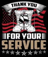 camiseta veterano soldado do exército americano eua milatry memorial day vector