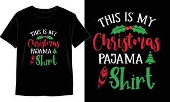 design de camiseta de natal. gráficos vetoriais de natal. design de camiseta vetor