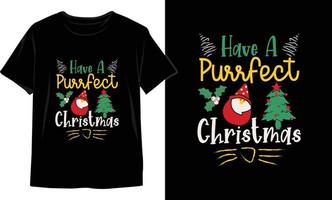 design de camiseta de natal. gráficos vetoriais de natal. design de camiseta vetor