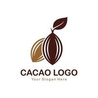 logotipo de vetor de cacau