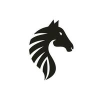design de logotipo de cavalo. design de modelo gráfico elegante para corrida de fazenda da empresa. vetor
