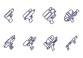 Vetores de pistola de água