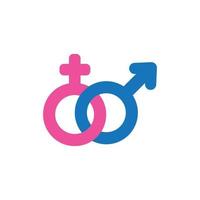 vetor de logotipo de gênero