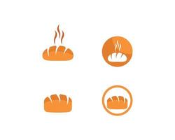 design de ícone de pão vetor