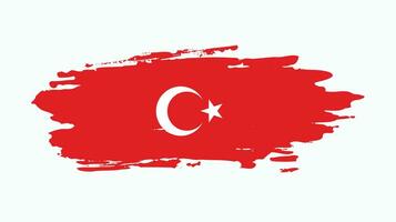 novo vetor de bandeira abstrata da turquia