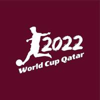 campeonato mundial de 2022. copa do mundo de futebol 2022, campeonato de futebol da copa do mundo de catar 2022. vetor