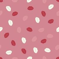 padrão sem emenda com lábios de vetor em background.design rosa para papel de embrulho para o dia de velentine.