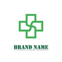 design de logotipo de saúde vetor