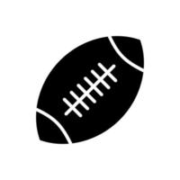 modelo de design de vetor de ícone de futebol americano