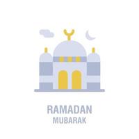 ícones do ramadã oração do islamismo muçulmano e ícones de linha fina do ramadan kareem definir símbolos modernos de estilo plano eu vetor