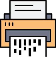 dados confidenciais excluir informações de arquivos de documentos triturador de ícones de cores planas ícone de vetor de banner temp