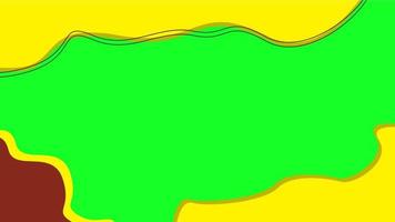 fundo de ilustração vetorial verde amarelo vermelho abstrato vetor