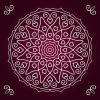 desenhos decorativos de mandala para livro de colorir vetor