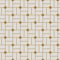 padrão sem emenda vintage art déco. formas geométricas de ouro de arte de linha. ilustração vetorial de ornamentos modernos. fundo elegante retrô gatsby para tecido, papel de parede ou embrulho vetor