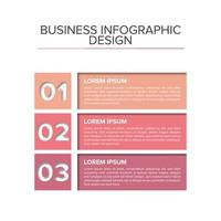 apresentação de modelo de ideia de design infográfico de negócios vetor