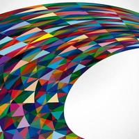 fundo brilhante abstrato multicolorido com triângulos. elementos para o projeto. eps10. vetor
