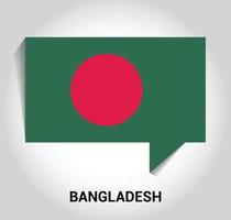 vetor de design de bandeira de bangladesh