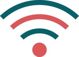 estilo de ícone wi-fi vetor