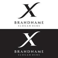 elemento de logotipo abstrato de design criativo letra inicial x geometria ou monograma em estilo moderno logotipo para negócios, identidade, empresa, vetor