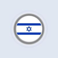 ilustração do modelo de bandeira de israel vetor