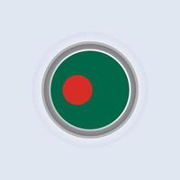 ilustração do modelo de bandeira de bangladesh vetor