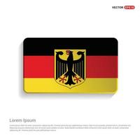 vetor de design de bandeira da alemanha