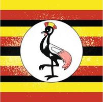 vetor de design do dia da independência de uganda