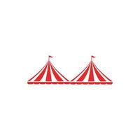 design de ilustração de logotipo de circo vetor