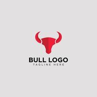 design do logotipo do touro vetor