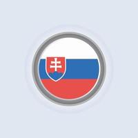 ilustração do modelo de bandeira da eslováquia vetor